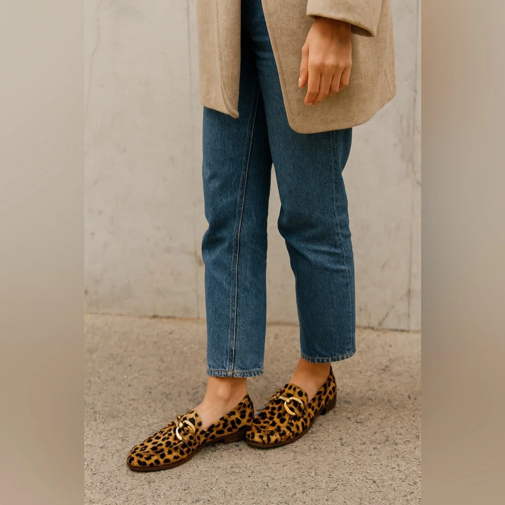 Bibi Lou Leopard Print Zagreb Loafers – Like New - Picture 13 of 14
